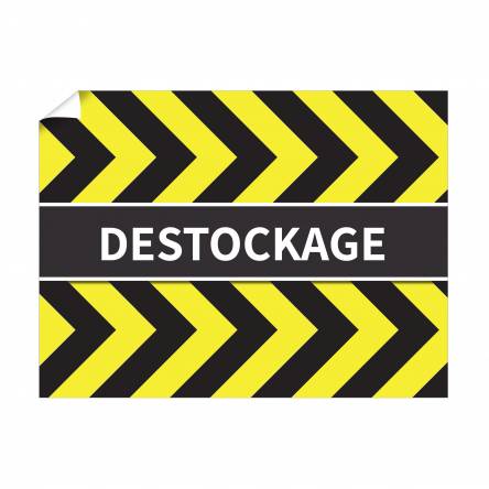 Affiche Destockage