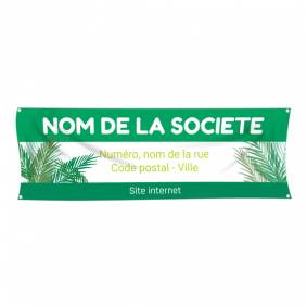 Banderole végétale