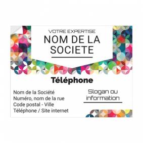 Adhésif publicitaire pour entreprise