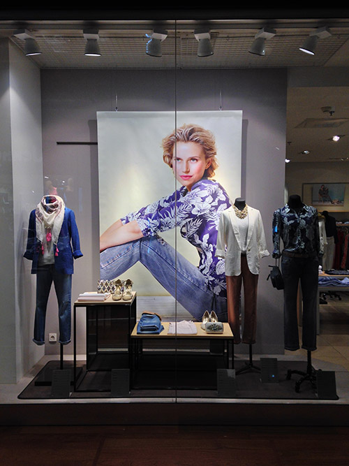 décoration vitrine