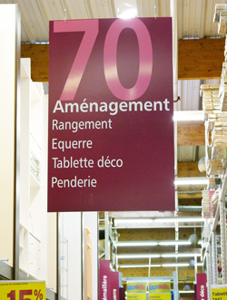 panneau dibond intérieur